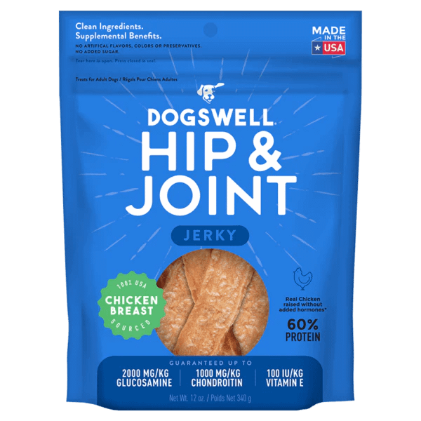 Dogswell Hip & Joint Jerky Treats, Chicken Breast